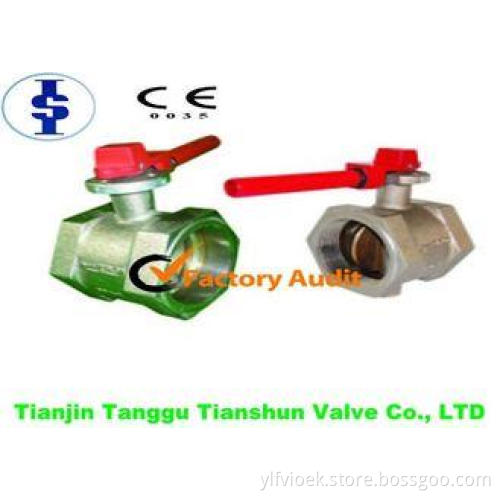 Handle Threaded Brass Wafer Butterfly Valves 2" - 6" For Sm